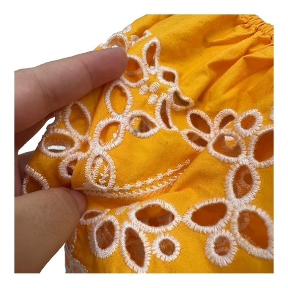 Tanya Taylor Austin Top in Marigold Size 4 - Picture 7 of 7